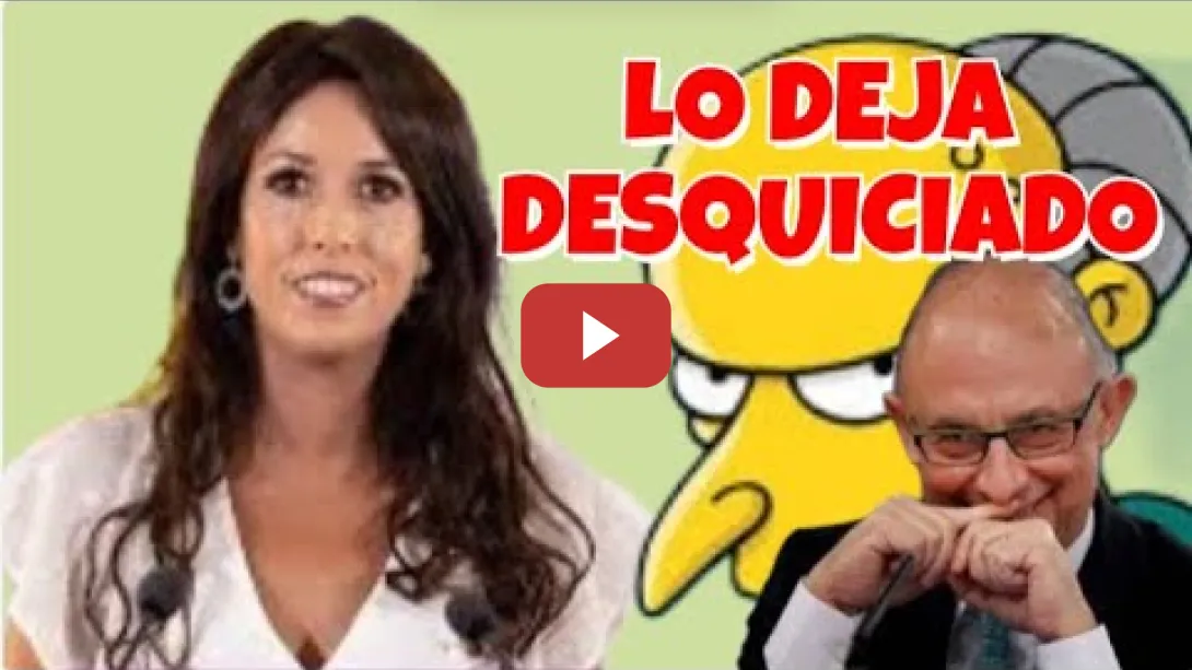 Embedded thumbnail for Martina Velarde (PODEMOS) deja desquiciado a Cristóbal Montoro