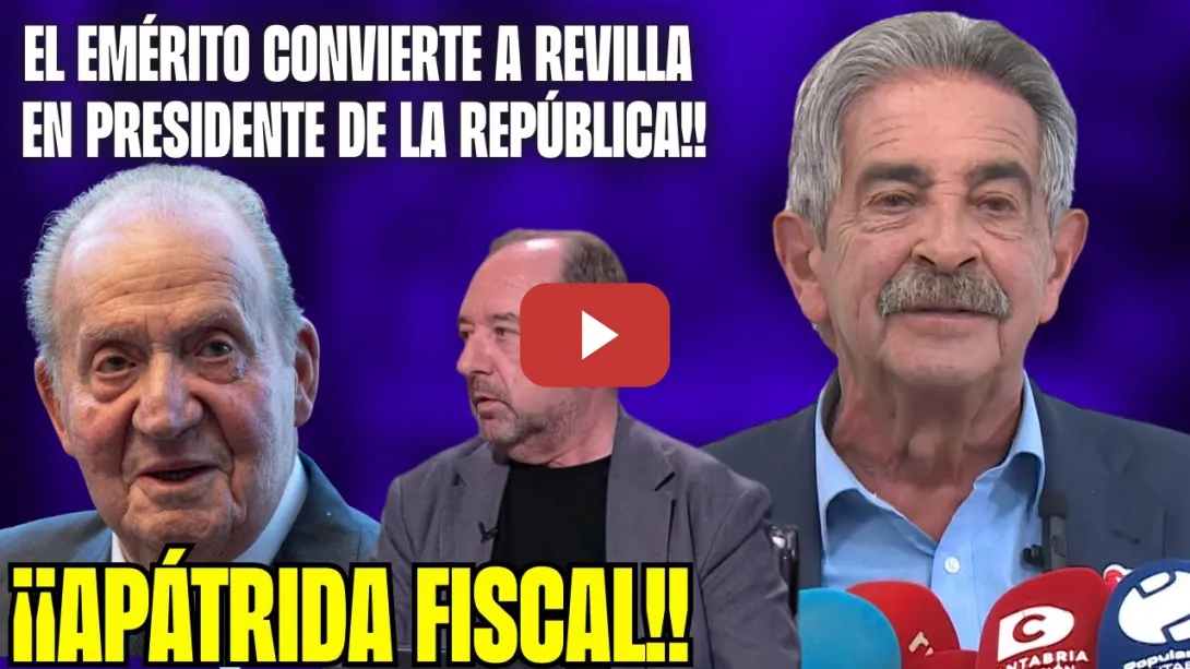 Embedded thumbnail for REVILLA se DEFIENDE del REY JUAN CARLOS I &quot;Es INVIOLABLE&quot;. MARAÑA &quot;COPIA ESTRAGIA del NOVIO AYUSO&quot;