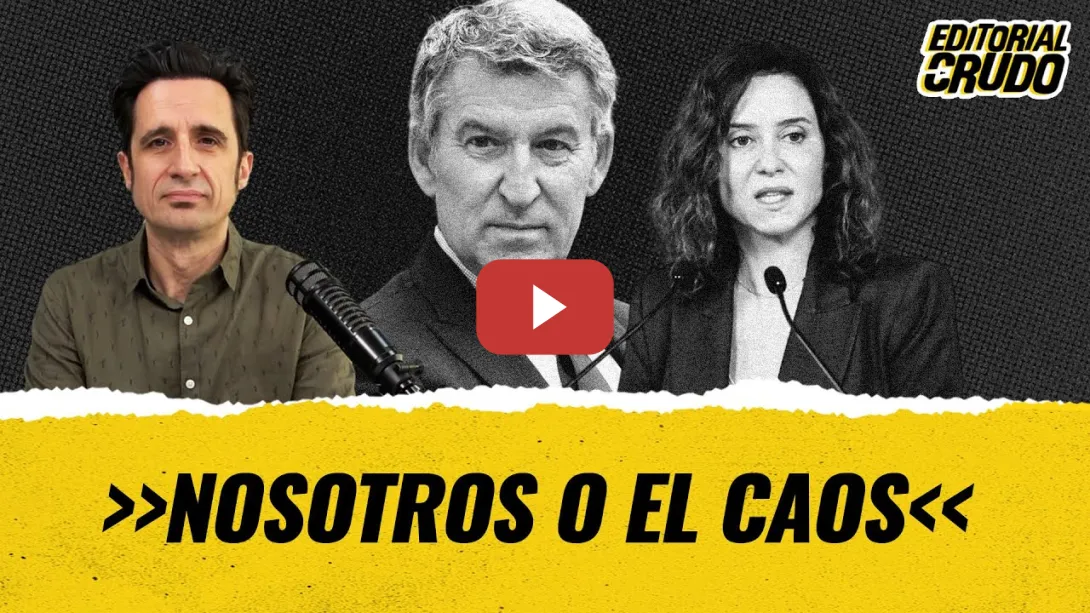 Embedded thumbnail for &quot;Nosotros o el caos&quot; #editorialcrudo