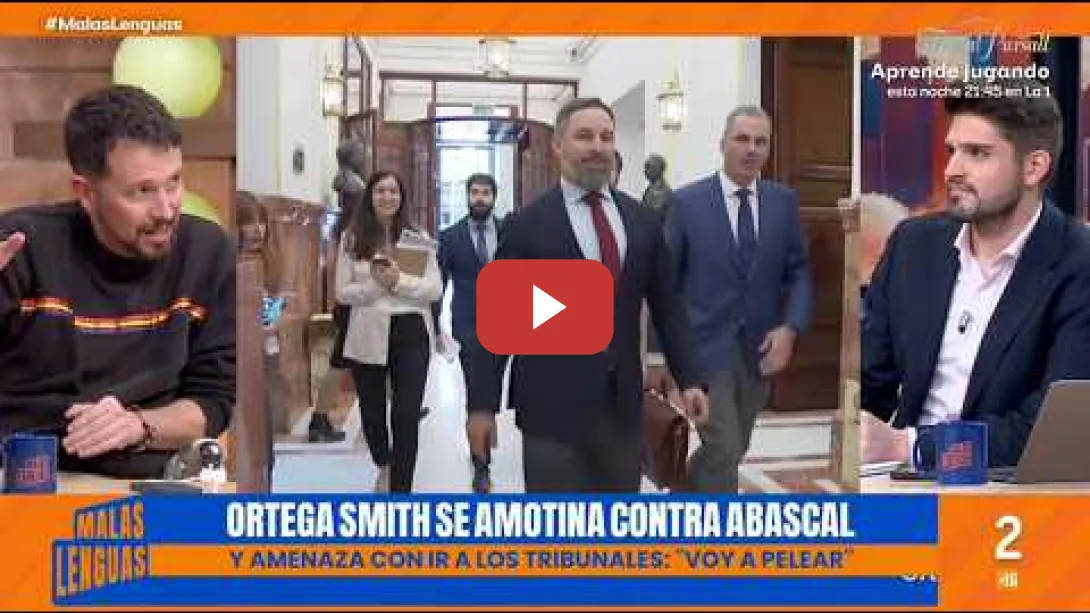 Embedded thumbnail for ¿Qué pasa con Ortega Smith y Abascal y con Ayuso y los pocholos?