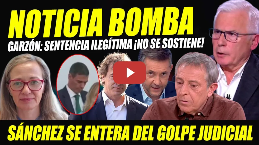 Embedded thumbnail for BOMBAZO BALTASAR GARZÓN Y ROSELL: SE SALTA PRES. INOCENCIA SENTENCIA  HERMANO SÁNCHEZ.NO SE ACREDITA