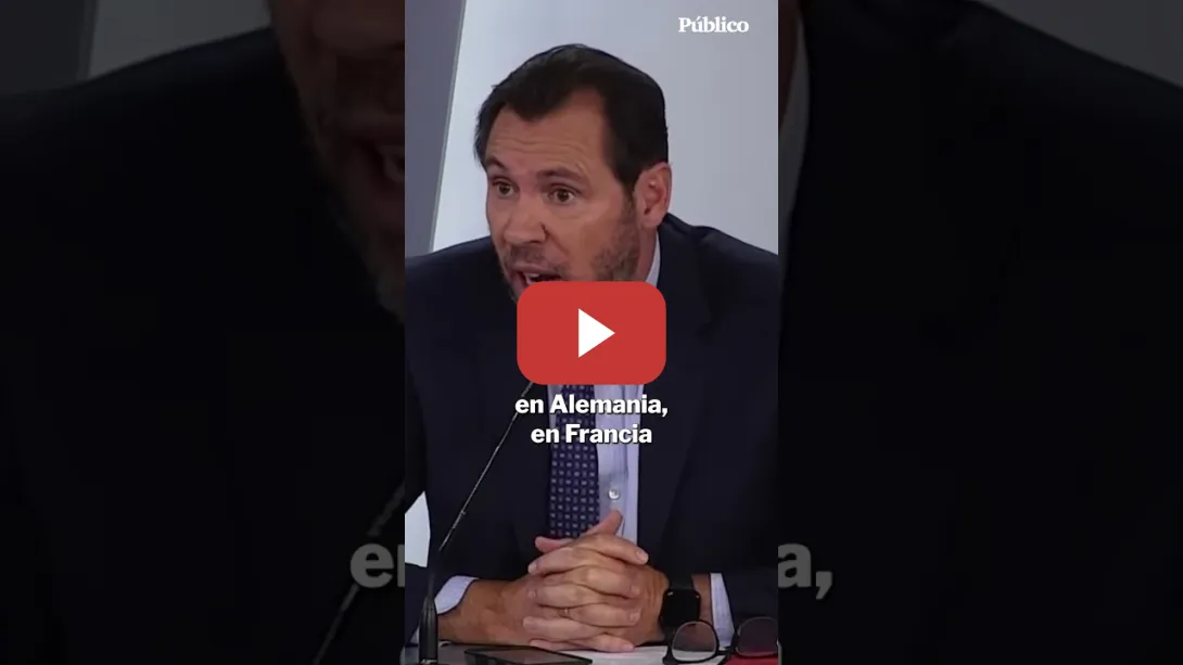 Embedded thumbnail for ÓSCAR PUENTE: "El tren en España es de los más seguros del mundo"
