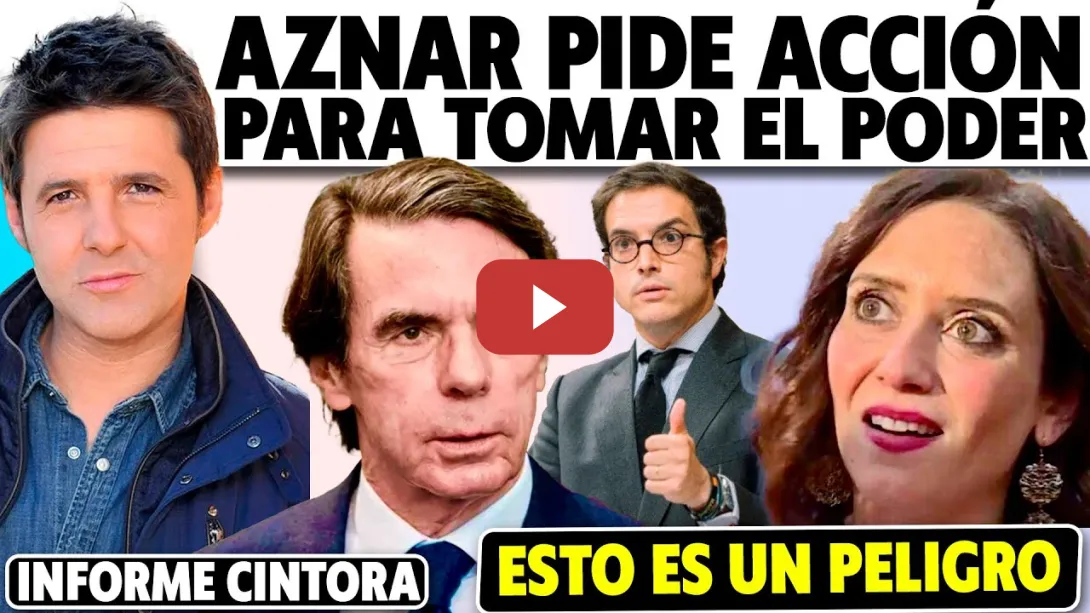 Embedded thumbnail for DESATADOS. AZNAR PIDE ACTUAR PORQUE SÁNCHEZ DURA. Y AYUSO SE LÍA Y HACE EL RIDÍCULO