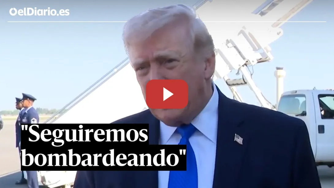 Embedded thumbnail for Trump amenaza a Irán: "Si no hay trato, seguiremos bombardeando con todo"