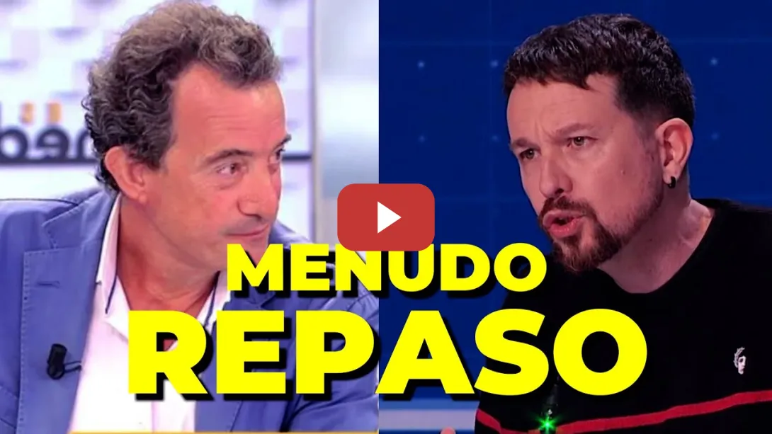 Embedded thumbnail for Pablo Iglesias deja a un tertuliano de derechas por los suelos al hablar de Amancio Ortega