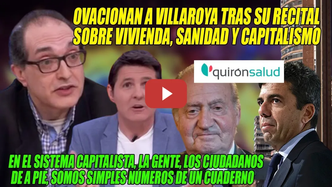 Embedded thumbnail for ¡ATENTOS al RECITAL!👏Villarroya OVACIONADO por su DISCURSO SOCIAL👏¡Alquilan ZULOS por 600€!