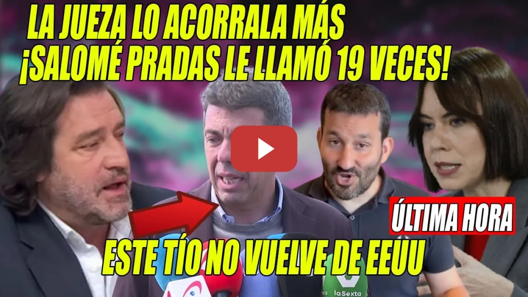 Embedded thumbnail for ¡La Jueza lo tiene COGIDO x LOS HUEVOS!💢Pradas le LLAMÓ 19 VECES💢¡INÚTIL Y NEGLIGENTE!💢Morant-Arroyo
