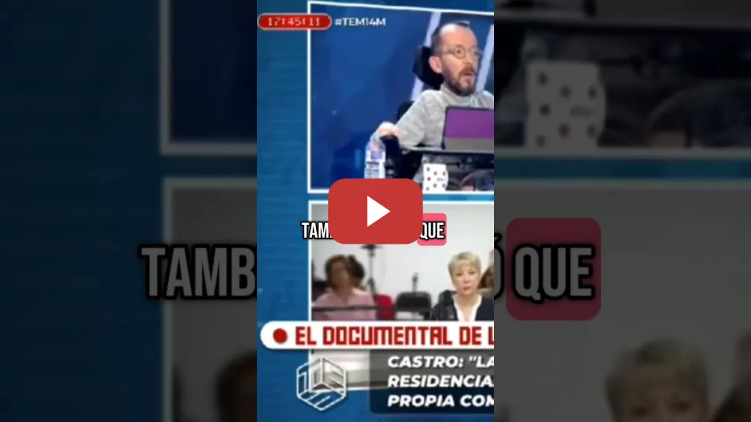 Embedded thumbnail for Esperanza trata de colar EL BULO DE IGLESIAS Y LAS RESIDENCIAS y Echenique la pone en su sitio