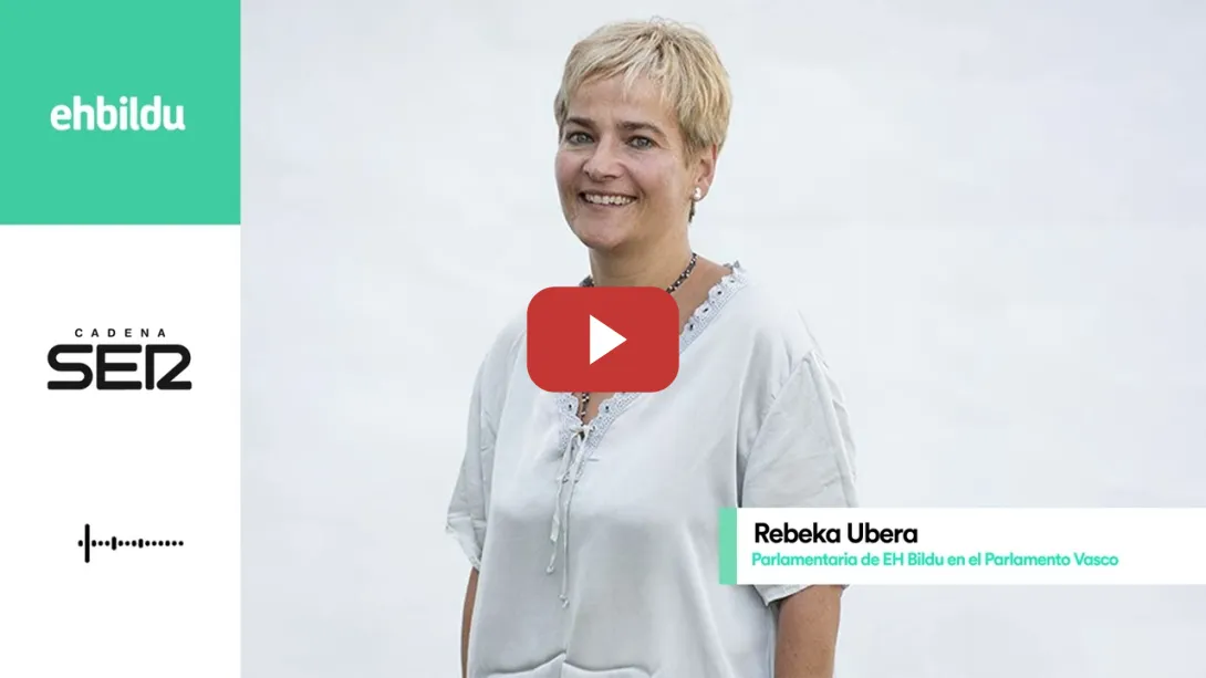 Embedded thumbnail for Entrevista | REBEKA UBERA en &#039;La Ventana&#039; de Cadena Ser Euskadi