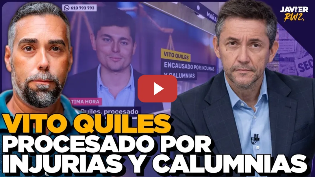 Embedded thumbnail for Vito Quiles, procesado | "Voy a intentar meterlo en la cárcel", dice Rubén Sánchez