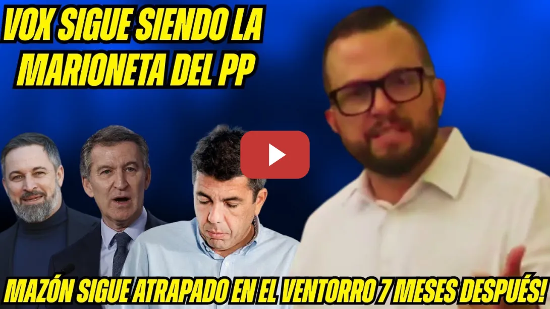 Embedded thumbnail for ACRIBILLAN a MAZÓN y ABASCAL! Rafa Mas pasa el RODILLO a PP y VOX