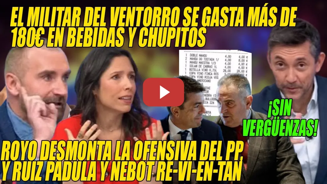 Embedded thumbnail for Javier Ruiz REVIENTA💥B0RR4CHERA PAGADA con DINERO PÚBLICO en Valencia y OFENSIVA del PP contra JUEZA