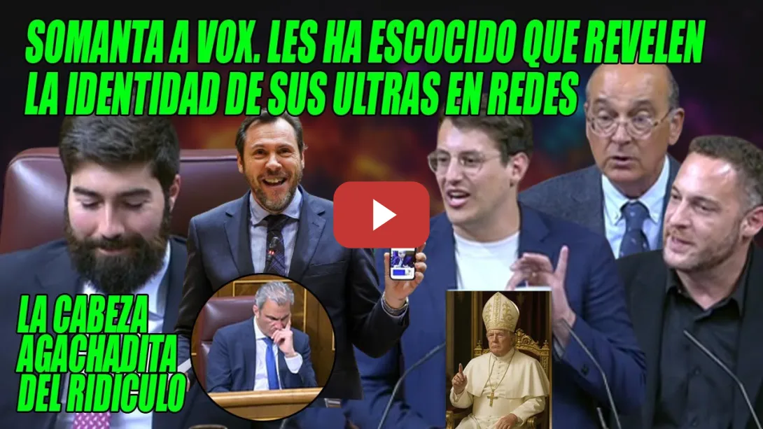 Embedded thumbnail for Vox FIRMA su ACTA de DEFUNCIÓN x creerse ADALID de la LIBERTAD de EXPRESIÓN⚡VAYA SOMANTA Y RIDÍCULO!