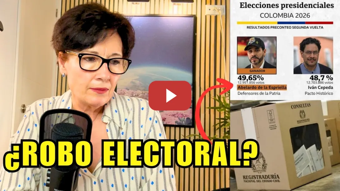 Embedded thumbnail for SEGUNDA VUELTA EN COLOMBIA: ¿EL RESULTADO ES LEGAL?