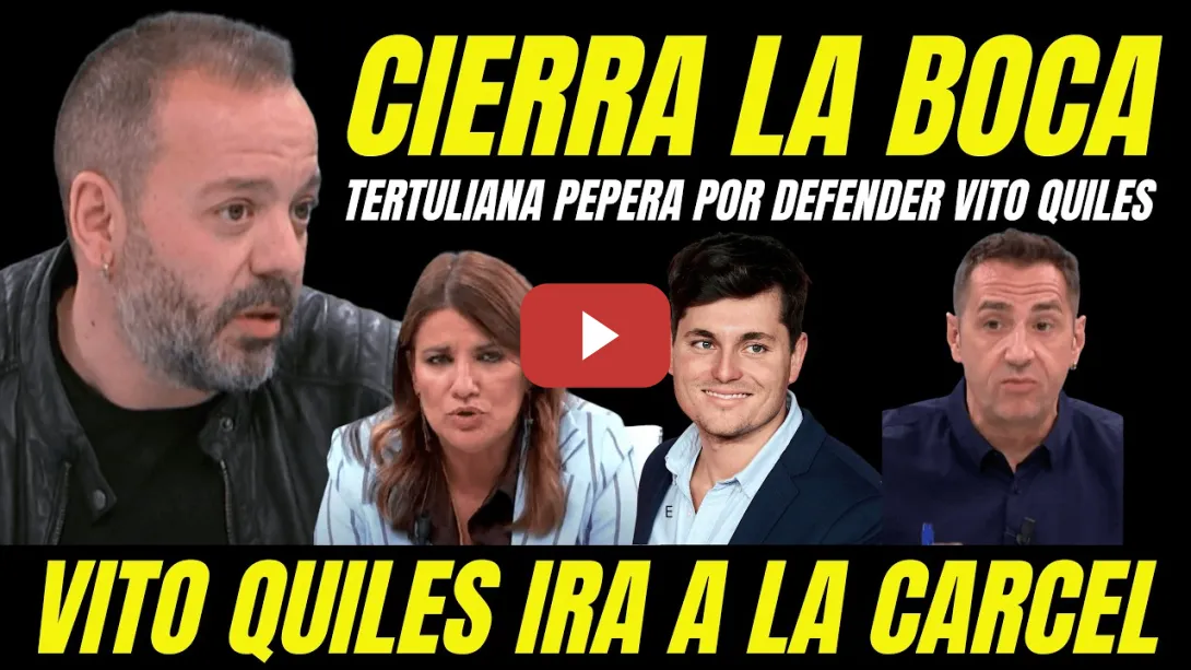 Embedded thumbnail for ANTONIO MAESTRE REVIENTA A MARÍA CLAVER POR PEPERA Y DEFENDER A VITO QUILES
