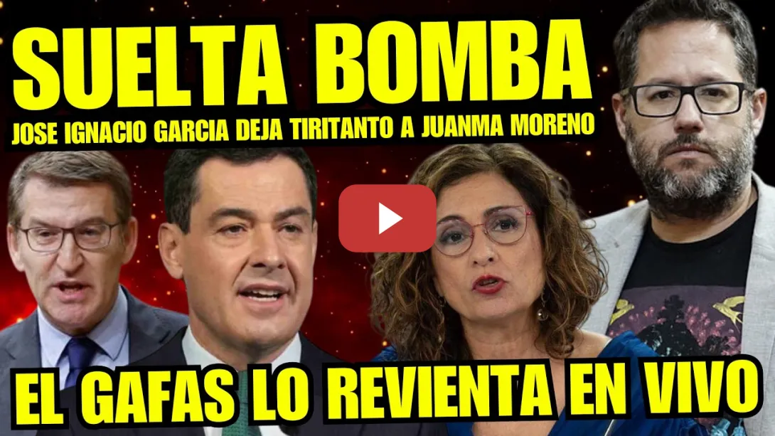 Embedded thumbnail for ¡BOMBAZO! JOSÉ IGNACIO GARCIA SALE OVACIONADO POR CORRECTIVO A JUANMA MORENO "NO SERÁS PRESIDENTE"