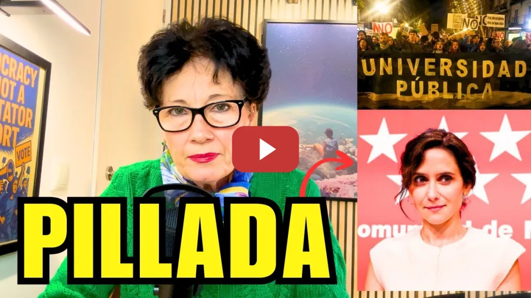 Embedded thumbnail for ¿CUÁL ES EL TRASFONDO DE LO QUE ESTÁ HACIENDO AYUSO CON LAS UNIVERSIDADES PÚBLICAS? 