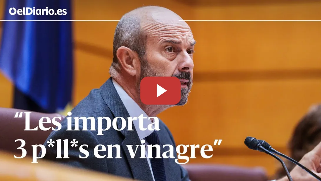 Embedded thumbnail for Pedro Rollán, Presidente del Senado: &quot;Les importa 3 pollas en vinagre&quot;