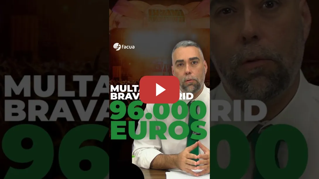 Embedded thumbnail for MULTA AL BRAVA MADRID: 96.000 EUROS