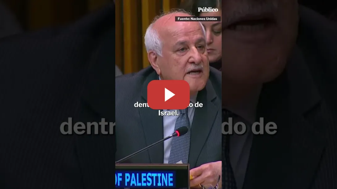 Embedded thumbnail for El representante de Palestina en la ONU: &quot;No hay poder que pueda expulsarnos de nuestra patria&quot;