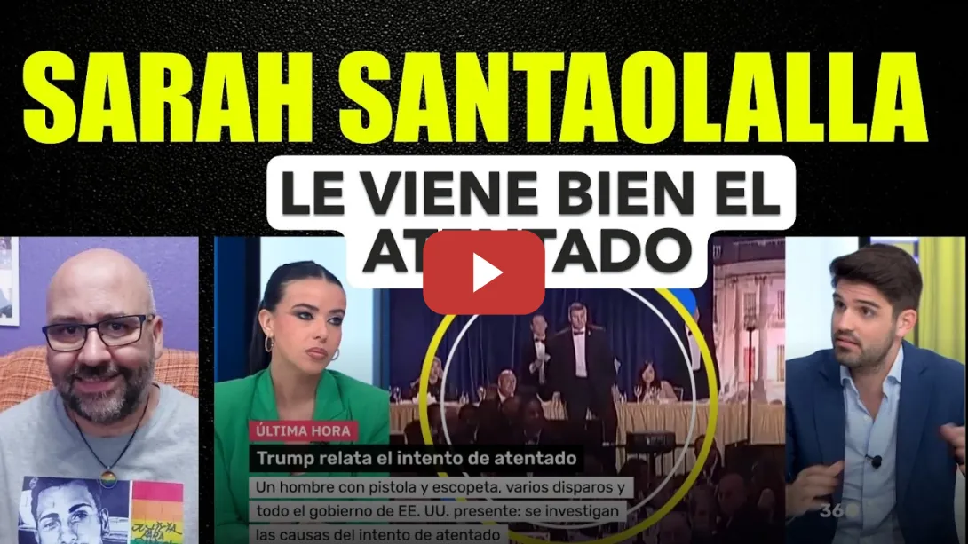 Embedded thumbnail for Sarah Santaolalla, a Donald Trump le viene bien el atentado.