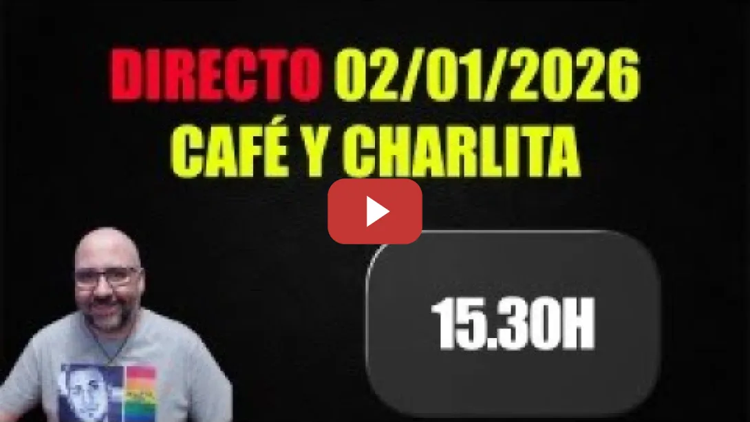 Embedded thumbnail for DIRECTO 02/01/2026. Cafelito y charlita.