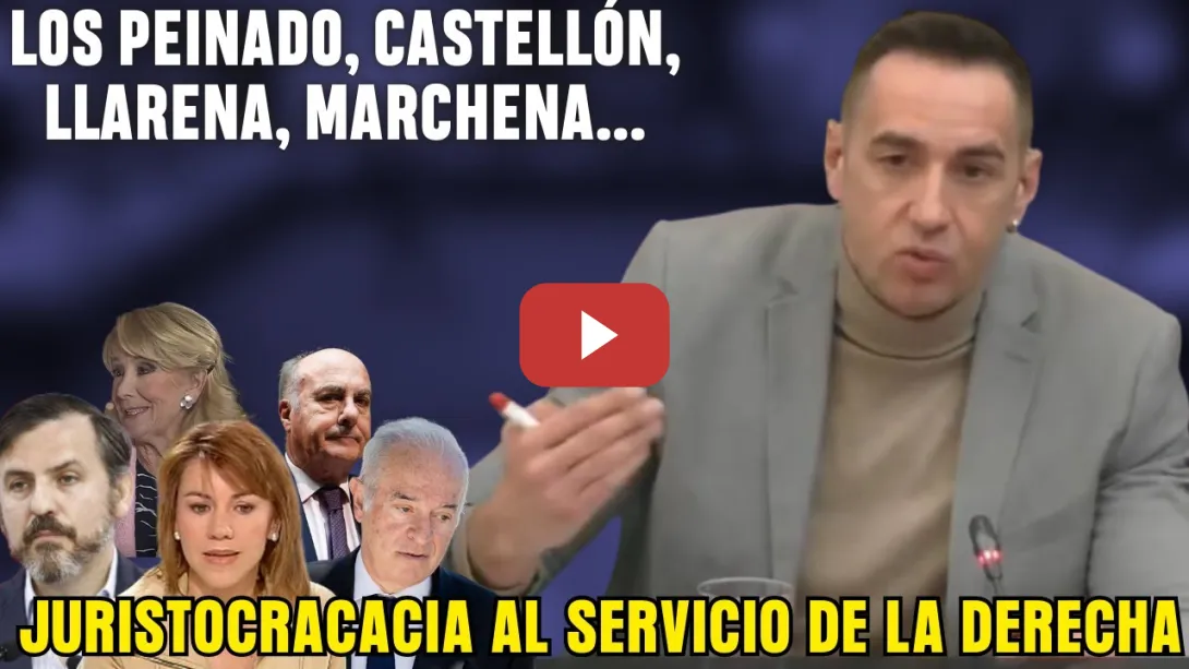 Embedded thumbnail for ¡FRENTE JUDICIAL! Emilio Delgado EXPONE a los JUECES AMIGOS del PP: JURISTOCRACACIA