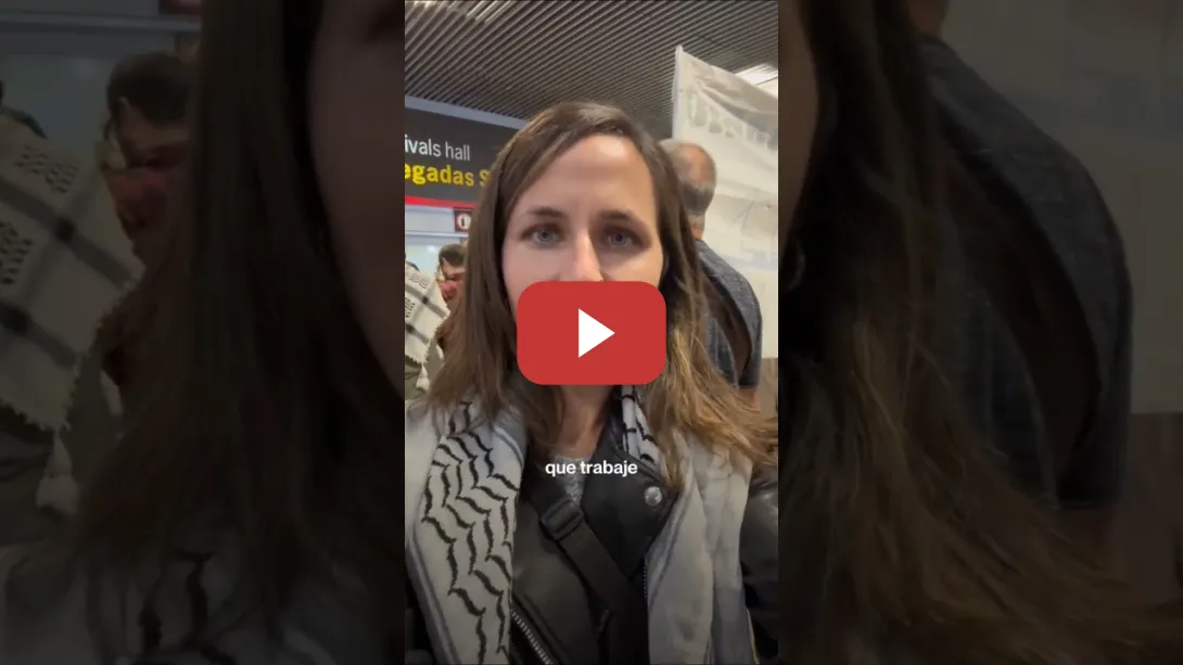 Embedded thumbnail for Ione Belarra recibe a españoles de la Flotilla Sumud y recuerda a las 3 de Podemos que faltan