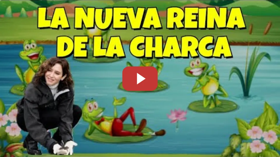 Embedded thumbnail for MÁS MADRID y PSOE coronan a la nueva Reina de la Charca &quot;Ayuso Quirón&quot;