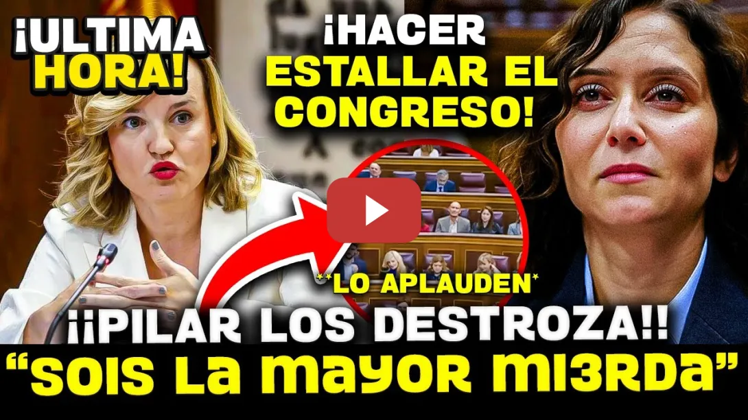 Embedded thumbnail for 💥PILAR ALEGRÍA DEJA K.O. AL PP: “¡SOIS EL PARTIDO MÁS CORRUPTO DE EUROPA!” EN PLENO CONGRESO