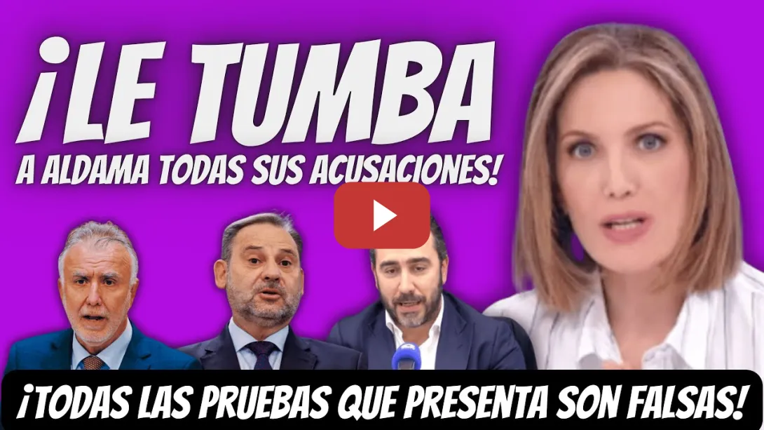 Embedded thumbnail for Silvia Intxaurrondo DESMONTA a Aldama en 1 MIN  - DEMUESTRA que las PRUEBAS son FALSAS