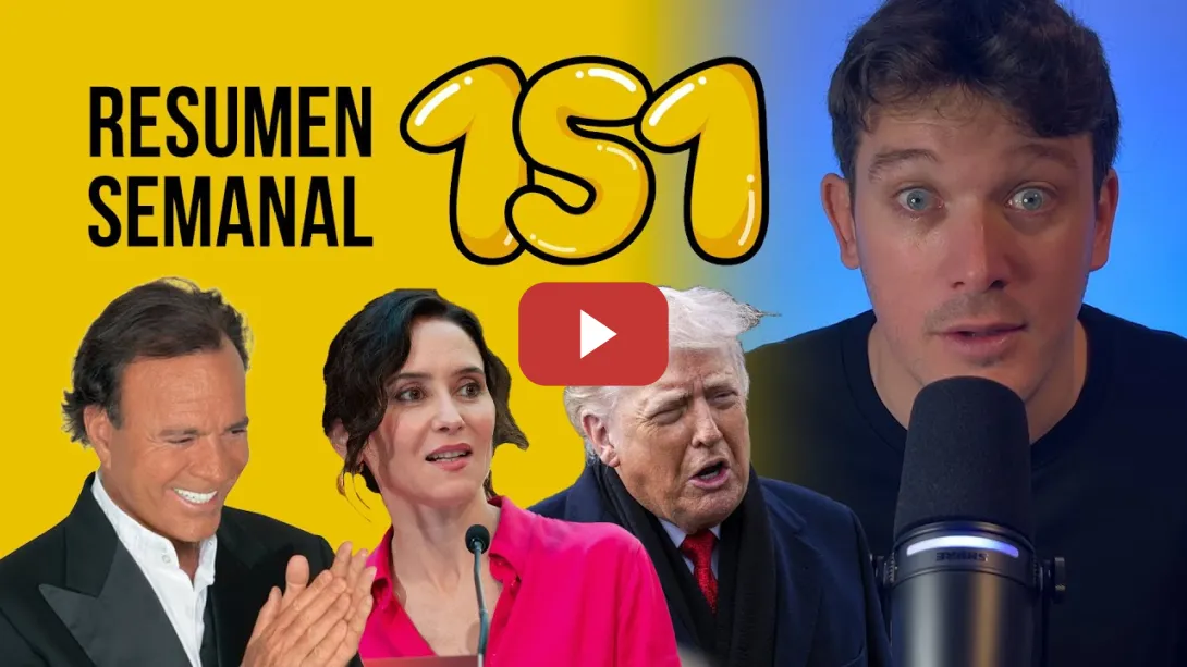 Embedded thumbnail for Julio Iglesias, Ayatolás, Ayuso y 0% de Toni Cantó #ResumenSemanal 151 | Miguel Charisteas