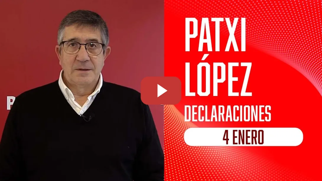 Embedded thumbnail for PSOE / Declaraciones de Patxi López