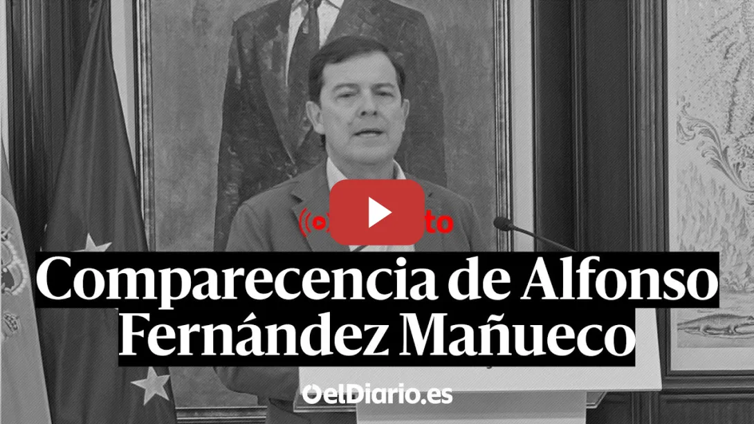 Embedded thumbnail for 🔴 DIRECTO | Alfonso Fernández Mañueco en el pleno extraordinario de Castilla y León