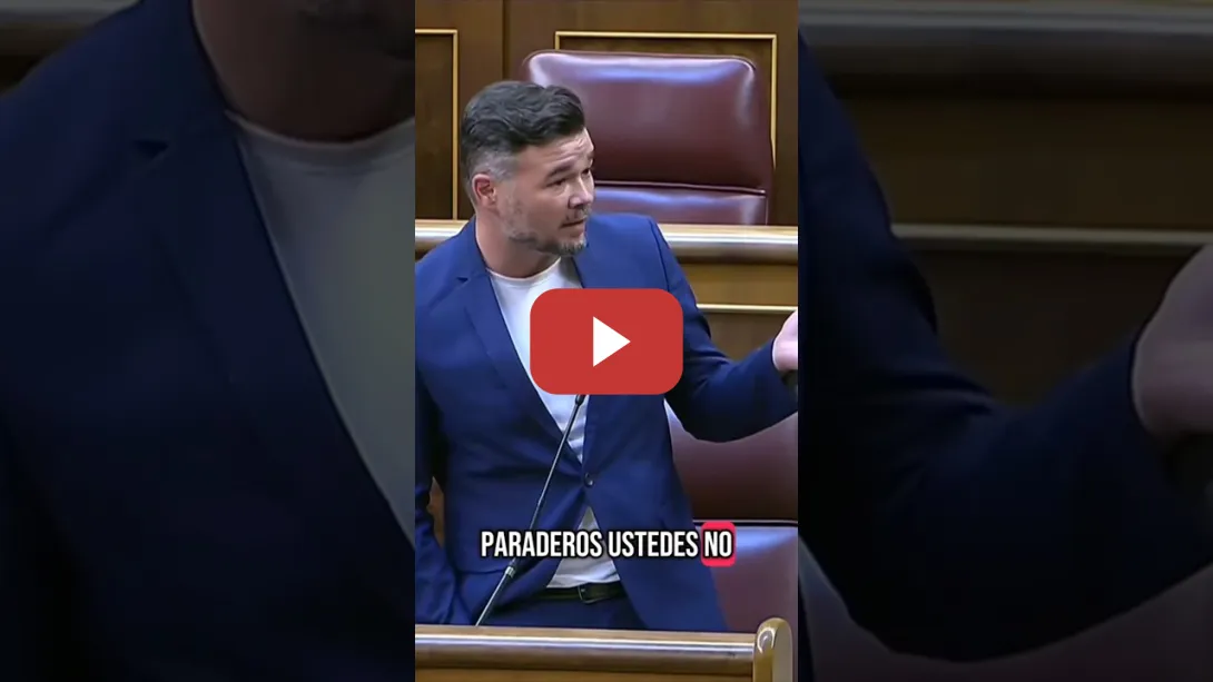 Embedded thumbnail for Gabriel Rufián vuelve a dejar en ridículo al PP