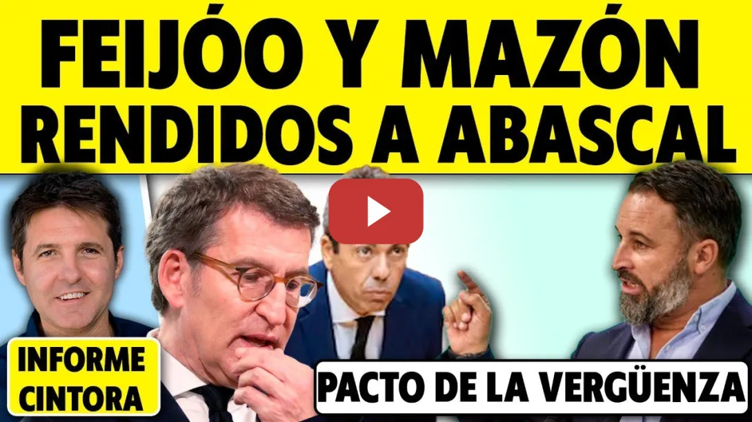 Embedded thumbnail for ¿POR QUÉ FEIJÓO Y MAZÓN SE RINDEN ANTE VOX? RIDÍCULO DE AYUSO HABLANDO EN INGLÉS EN LONDRES