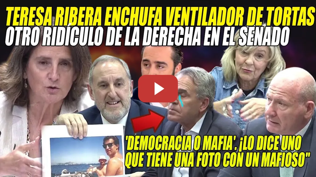 Embedded thumbnail for El PP CAE en la TRAMPA de Aldama⚡Ribera NOQUEA a las DERECHAS, q se HINCHAN a COMER TORTAS⚡RIDÍCULOS