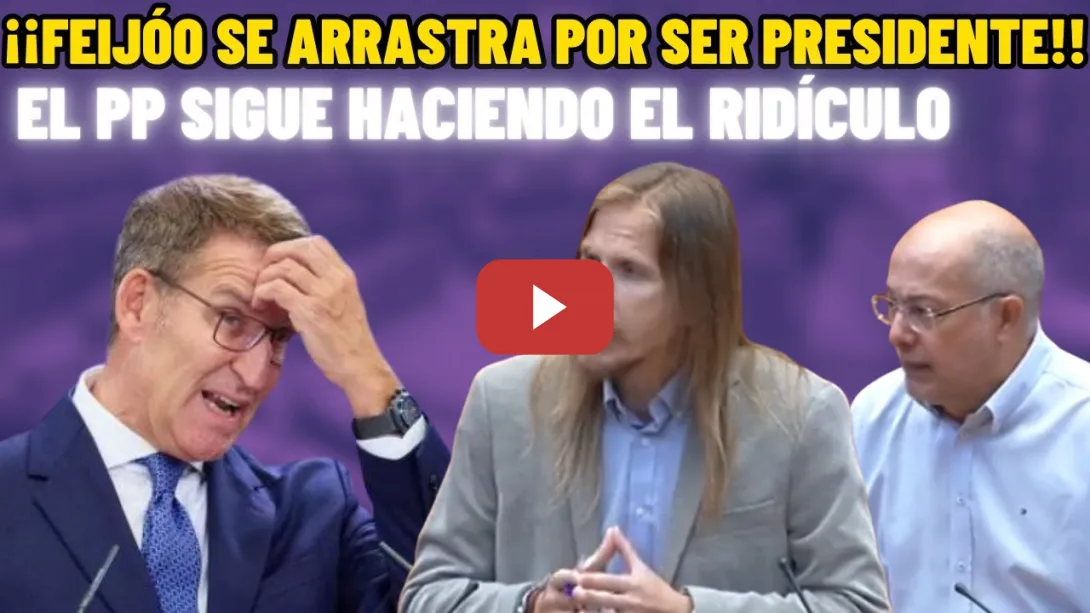 Embedded thumbnail for Pablo Fernández e Igea RIDICULIZAN al PP: FEIJÓO se ARRASTRA...¡¡NO van a GOBERNAR!!