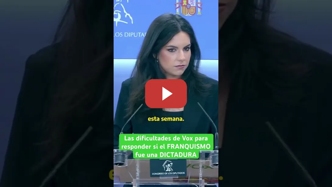 Embedded thumbnail for 🤔 Las dificultades de #VOX para responder si el #franquismo fue una   #DICTADURA #noticias #españa