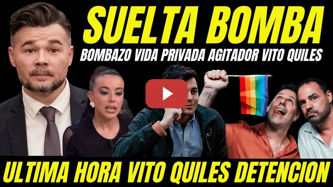 Embedded thumbnail for GABRIEL RUFIÁN SUELTA BOMBA VITO QUILES "DESTAPAN VIVIENDA NOVIOS SEMANA ORGULLO DETENCIÓN FUGITIVO