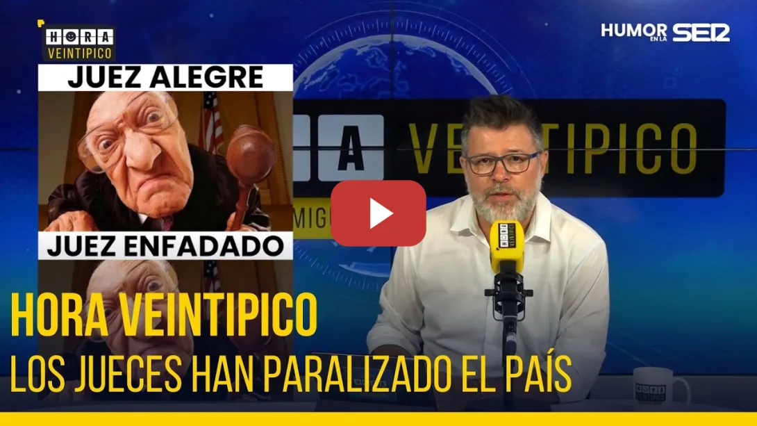Embedded thumbnail for Hora Veintipico | Los jueces han paralizado el país