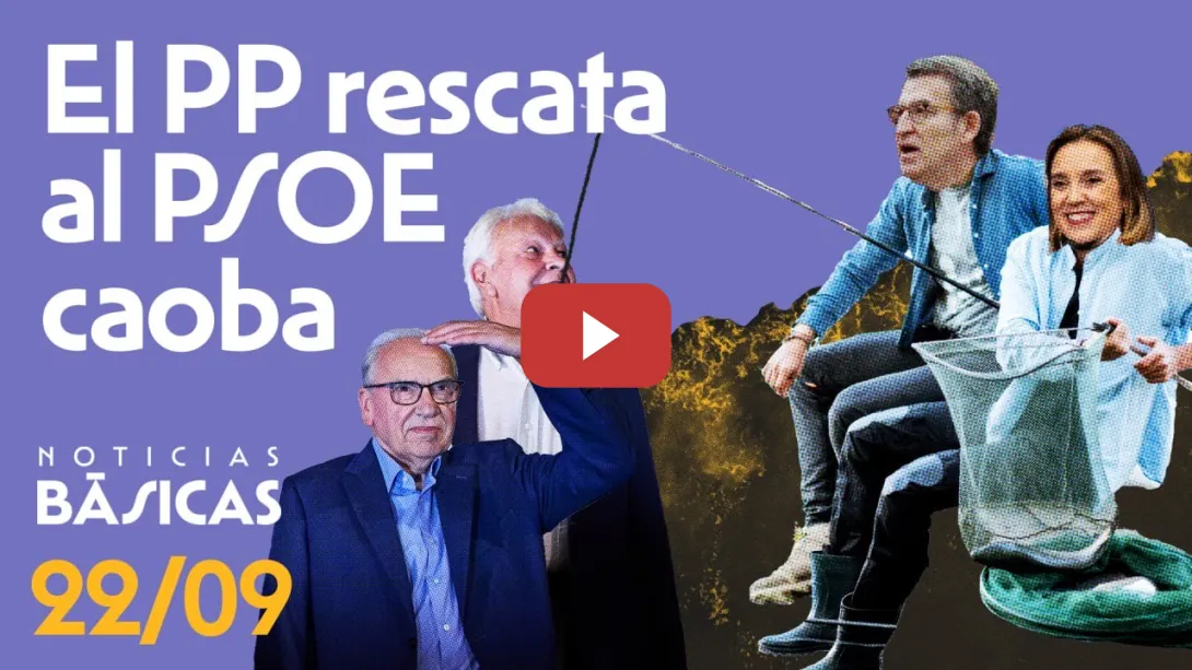 Embedded thumbnail for Los LÍDERES DEL PP salen al RESCATE del PSOE CAOBA | NOTICIAS BÁSICAS