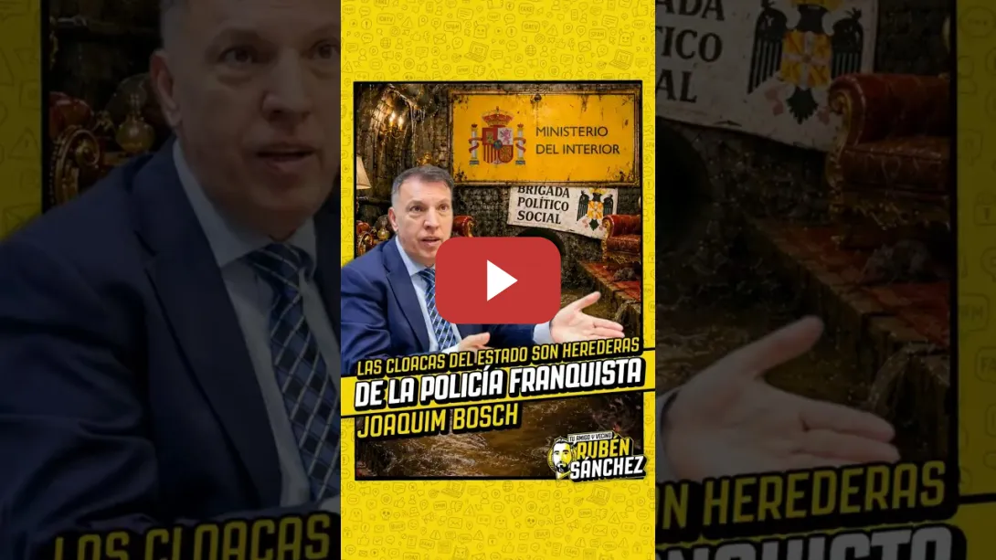 Embedded thumbnail for Las cloacas del estado son herederas de la Brigada Político-Social franquista | Joaquím Bosch