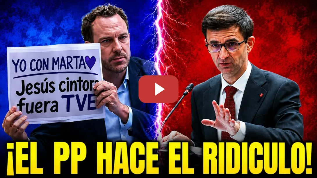 Embedded thumbnail for EL PP ATACA A CINTORA A TRAICION Y EL PRESIDENTE DE TVE LO EVITA