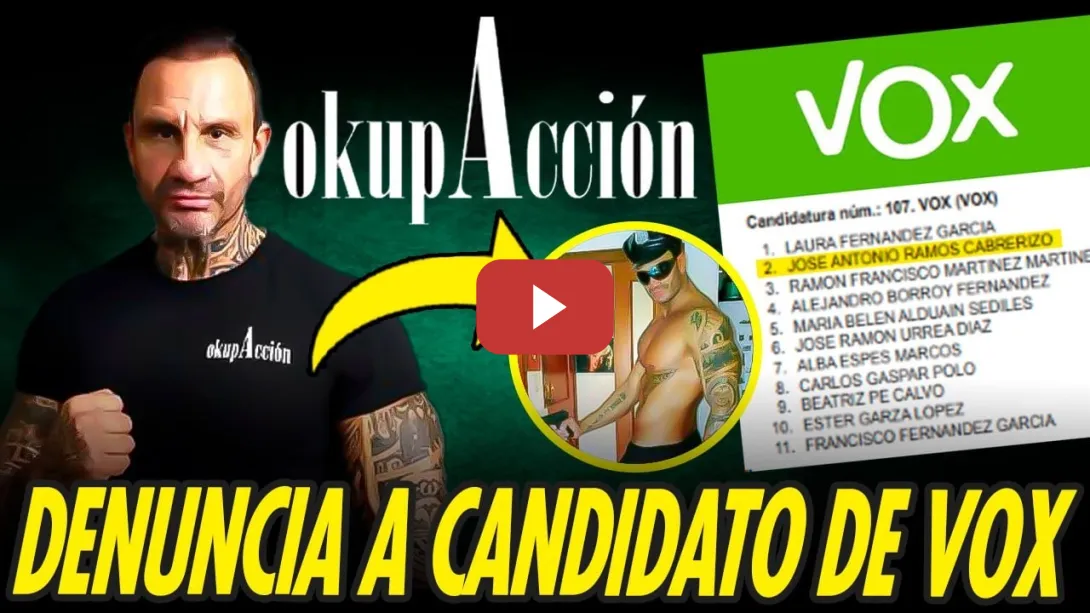 Embedded thumbnail for DENUNCIAN A CANDIDATO DE VOX POR ACOSAR A UNA FAMILIA CON SU EMPRESA DE DESOKUPACIÓN