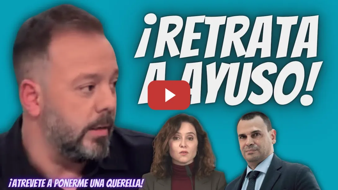 Embedded thumbnail for Antonio Maestre “DESAFÍA” al NOVIO de Ayuso por llamarle DEFRAUDADOR a que le PONGA una DENUNCIA