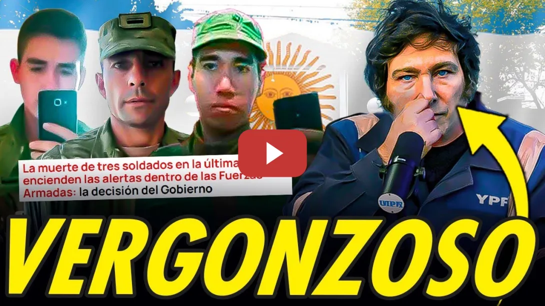 Embedded thumbnail for MILEI ACORRALADO POR LA CORRUPCIÓN Y MUERTES REPENTINAS DE VARIOS SOLDADOS