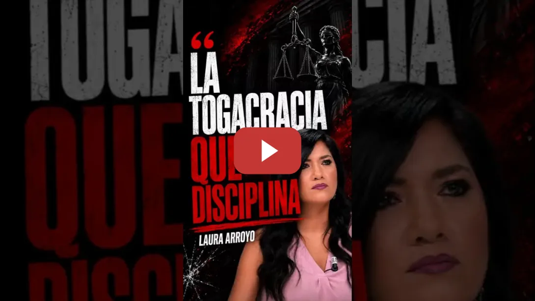 Embedded thumbnail for LAURA ARROYO DENUNCIA LA TOGACRACIA⚖️ 'Mira lo que te podemos hacer si sigues pensando como piensas'