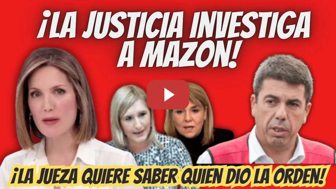 Embedded thumbnail for ¿Mazón CONTRA las CUERDAS? - Silvia Intxaurrondo : La JUEZA QUIERE SABER la VERDAD -