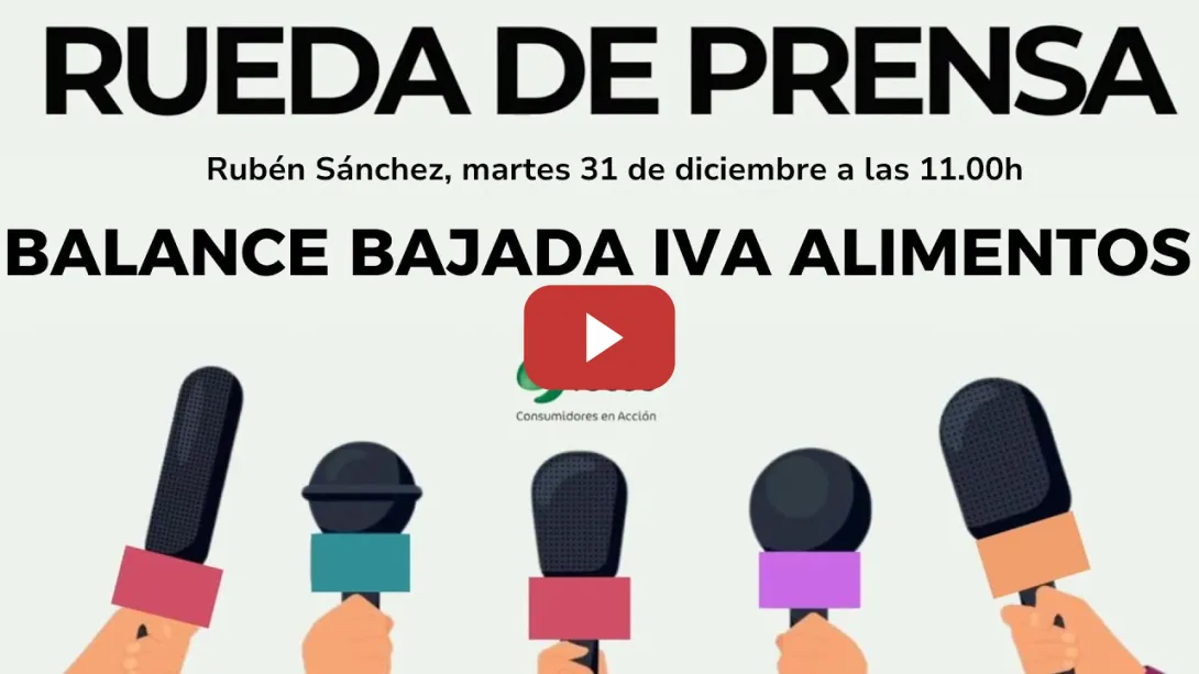 Embedded thumbnail for Balance de la bajada del IVA en alimentos básicos e impacto que provocará en los consumidores